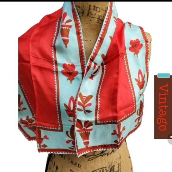 Vintage 70's scarf‎ - Picture 1 of 6